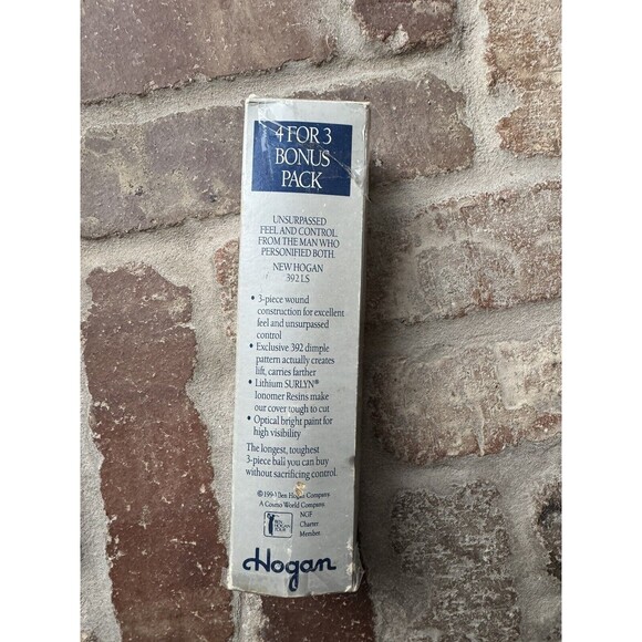 1990 Hogan 392LS 4 Golf Balls 90 Compression Lithium Surlyn Ionomer‎ Resin Cover - Picture 4 of 8